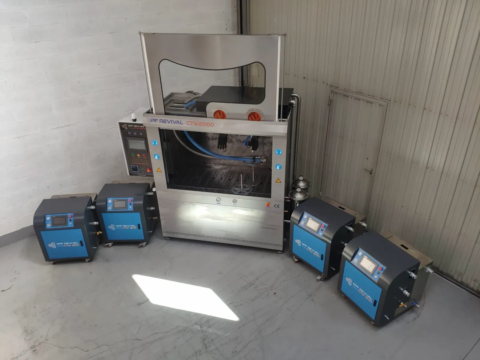 Maquinaria automatizada DPF Revival CTW2000 y CTW1200 — ATM Diesel